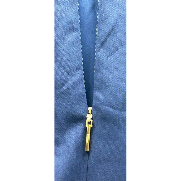 Lilly Pulitzer Embellished Luxe Navy Blue Polished Glam Preppy Sheath Dress Sz 2 - Picture 6 of 10